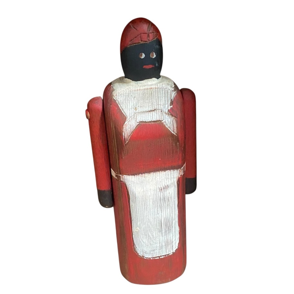 Vintage Wolf Creek Primitives Wood Wooden American Folk Carving Figurine